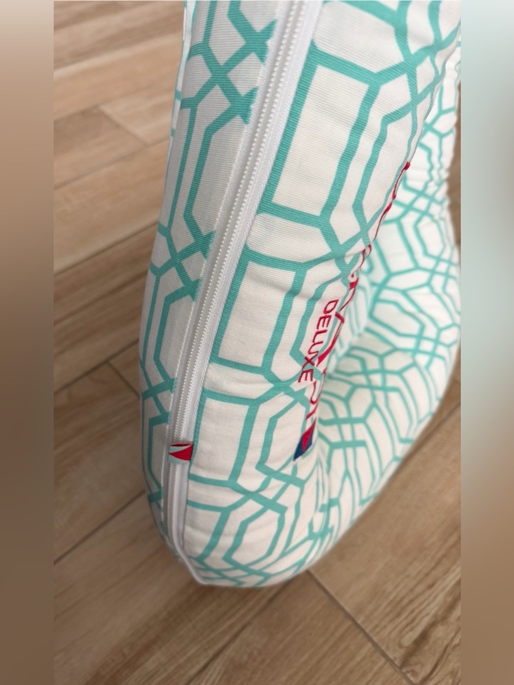 DockATot Deluxe+ Dock Infant Lounger - Minty Trellis for 0-8 Months - Picture 8 of 14